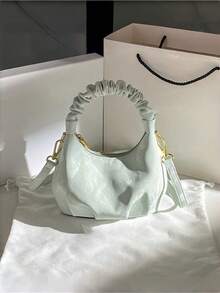 New Pleated Cloud Bag, Mini Handbag, Crossbody Bag, High-End Cloud Mini Bag, Lightweight Luxury Vintage Small Bag - Multicolor - View 15