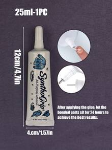 SynthoGrip Clear Drying Rhinestone Adhesive Glue, Multi-Use Strong Craft Glue For Shoes, Hats, Fabric Clothes, Phone Case Rhinestone DIY Crafts - SynthoGrip - View 13