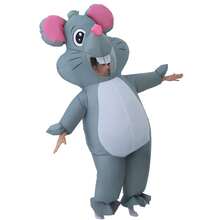 Inflatable Mouse Costume, Suitable For Women And Men Adults, Cosplay Party Inflatable Full Body Mouse Suit, Inflatable Costume, Halloween - Mouse - View 1