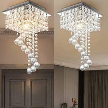 Lámparas De Techo De Cristal Modernas Con Tres Tonos De Luz, Diseño Colgante Metálico Con Bombilla Incluida, Elegantes Para Sala, Dormitorio, Estudio, Pasillo Y Otros Espacios. - Blanco - Ver 5