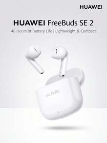 Huawei FreeBuds SE 2 Bluetooth Earbuds: 40 Hours Of Battery Life With Fast Charging, Bluetooth 5.3 Stable Connection, Lightweight And Comfortable All-Day Wear, Ceramic White - Ceramic White - View 2