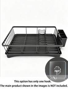 Large Capacity Dish Drying Rack With Auto Drainboard, Kitchen Counter Dish Drainer Organizer For Dishes, Bowls, Cups, Space Saving Sink Storage Rack - Multicolor - View 9