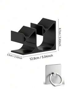 2‑In‑1 Game Controller & Headphone Desktop Storage Rack, Universal Gamepad Holder, Desktop Game Accessories Organizer - Multicolor - View 12