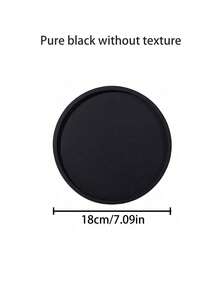 Round Silicone Vanity Tray, Decorative Organizer Tray For Bathroom Counter, Coffee Table, Kitchen Sink And Dresser - Multicolor - View 20