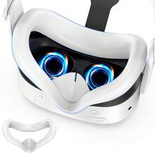 5 Packs Silicone Cover Set Compatible With Quest 3/Quest 3S: Controller Grips Cover - Facial Interface Cover - Protective Lens Cover - VR Shell Cove,The Best Choice For Christmas - Multicolor - View 4