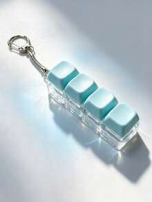 1 buah Gantungan Kunci Keyboard Pereda Stres - Mainan Ujung Jari Warna-warni yang Efektif Meredakan Stres dengan Warna Makaron Cerah. Tampilan, Warna, dan Desainnya Sangat Menarik, Menjadikannya Pilihan Sempurna untuk Hadiah Pesta, Kado, dan Diberikan kepada Teman. - MultiWarna - View 2