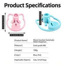 New Adjustable Height Automatic Pet Water Dispenser, No Filter/No Power Required, Automatic Water Flow, Bottom Equipped With Super Strong Suction Cup And Anti-Slip Pad To Prevent Pet From Knocking Over During Play - 1L - View 5