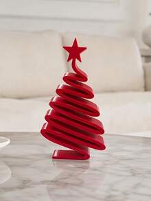 Minimalist Modern Small Christmas Tree Tabletop Decor - Elegant Compact Xmas Tree Ornament With Branches & Suitable For Living Room, Dining Table, Hallway, Cabinet - Lightweight Plastic Holiday Decoration For Small Spaces, Year-Round Use - One Size Fits All - View 12