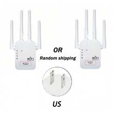 WiFi Repeater Signal Amplifier Router Extender Signal Booster Long Range Amplifier With Ethernet Port Dual Network Interface Internet Wireless Repeater For Home Cellular Communication Amplifier With Ethernet Port - US A Type Plug(110-127V) - View 11