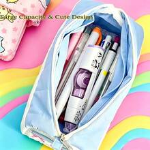 Large Capacity Portable Cute Pencil Case Pencil Storage Bag Student Adult Universal School Office Stationery Supplies - Multicolor - View 5