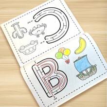 دفاتر عمل تعلم الأبجدية ABC، تتبع الحروف من A إلى Z، التلوين، التعرف & أنشطة متاهة الأبجدية، ممارسة الكتابة اليدوية، تعلم المفردات، المهارات الحركية الدقيقة & أوراق العمل للتعلم المبكر لمرحلة ما قبل المدرسة والمنزل والفصل الدراسي - سلسلة تعلم الحروف - مشاهدة 11