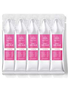 BORN PRETTY 15g 6-In-1 Nail Gel Polish, Multi-Function Clear Soak-Off Base Coat & Top Coat, UV Extension Watercolor Nail Art - 1 Set - View 10