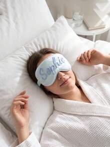 1件寶石縮寫眼罩，個性化睡眠眼罩，伴娘禮物，新娘派對禮物，感恩節 - 給家人、朋友和愛人的完美禮物 - 完美的婚禮禮物 - 彩色 - 查看 6