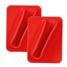 2pcs Square Silicone Phone Stand, Soft Silicone Material, Used For Storing Lipstick And Credit Cards, Protects Phone Case, Slouchy Stand, Portable Adhesive Stand, Suitable For Smartphones, Lipstick, Other Small Items, Durable And Easy To Use - Multicolor - View 5