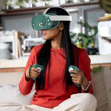 5 Packs Silicone Cover Set Compatible With Quest 3/Quest 3S: Controller Grips Cover - Facial Interface Cover - Protective Lens Cover - VR Shell Cove,The Best Choice For Christmas - Multicolor - View 3