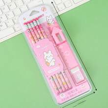 8pcs Pencil Stationery Set, Back To School Gift For Teenagers, School Supplies - A - View 13