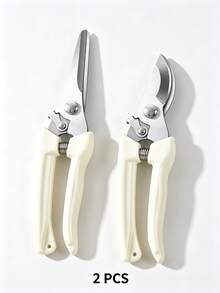 2pcs Garden Pruning Shears, Stainless Steel Bypass Pruning Scissors, Ergonomic Effort-Saving Sharp Hedge Trimmer, Suitable For Tree Branches, Flowers, Shrubs, 18mm Cutting Capacity - A - View 14