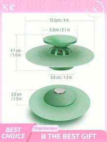 5 Packs Silicone Tub Stopper & Hair Catcher,Bathtub Drain Stopper, Easy Install Shower Drain Cover For Bathroom And Kitchen - Multicolor - View 3