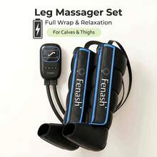 LUYAO Rechargeable Full Leg Air Compression Massager 2 Packs - Black - View 7