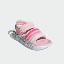 Adidas Kids' Hook And Loop Casual Sandals - Pink - View 2
