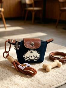 Puppy Cloth Sticker Mini Coin Purse,Portable Travel Change Purse,Can Hold Cards, Cash, And Coins, Snap Button Coin Purse Accessory For Students - Multicolor - View 10