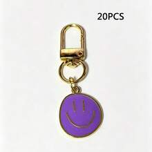 1pc/20pcs Cute Keychain - Fashionable Zinc Alloy Key Ring, Perfect Gift For Friends And Family, Bohemian Cartoon Style, Casual, Cute, Elegant, Bohemian - Multicolor - View 14