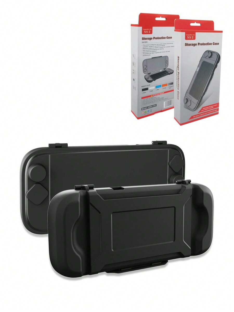 Compatible With Switch 2, Anti-Drop Anti-Explosion Anti-Scratch Anti-Sweat Anti-Dust Protective Case, Full Protection For Device, Enhanced Gaming Experience, Practical Gaming Accessory, Color Box Packaging - View 1