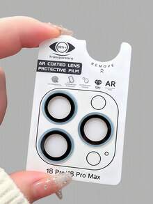 適用於 Apple 18ProMax 鏡頭膜 後置相機 Apple 18/18pro/17/16/15/1413promax 保護貼,雙色氧化鏡頭膜,附定位槓桿方便安裝與拆卸,可重複使用槓桿,防摔防刮,強耐衝擊,完美貼合原機 - 藍色 - 查看 4