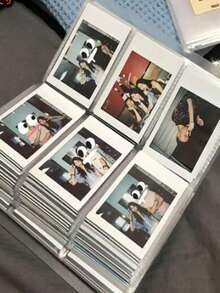 240-Slot Star Photocard Storage Album, Matte Thickened Snap-Button Card Binder, Fan Collection Display, Large Capacity Multi-Slot, Transparent Inner Pages Scratch-Resistant And Wear-Resistant, Album Photocard And Photo Storage, Student Fan Organizer Photo Album, Portable Dust-Proof Card Collection Binder - A - View 1
