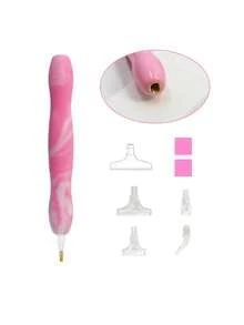 New Fashion Diamond Brush, Including 6 Pens, Diamond Brush Tool Expansion Set, Thick Pen Handle Is More Suitable For Adults To Hold. - A - View 10