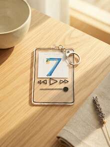 1pc/9pcs K-Pop B/TS Album Player Music Frame Aesthetic Acrylic Keychains, Classic Album Music Player Interface Design, K-Pop Fan And ARMY Gift, Back To School, Gift For ARMY, Gift For Friends - Multicolor - View 9