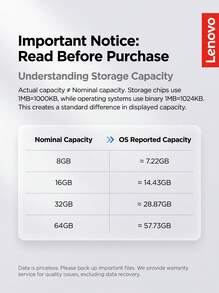 Lenovo E101 高速 USB 隨身碟 全金屬迷你 USB 碟 免驅動隨插即用 32G/64G/128G 可選 適用於汽車、學習、商務與一般用途 - 查看 7