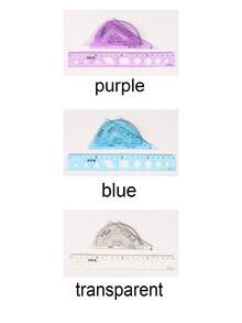 4-Piece Drawing Ruler Set, Creative Bendable Rulers, Handy Tools For Measuring Everyday Items, Must-Have Stationery For Studying, A Gift For Friends - Multicolor - View 9