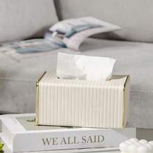 Desktop Storage And Display Box, Tissue Box, Hotel Remote Control Storage Box, Business Office Minimalist Tissue Box, Restaurant Tissue Box - Multicolor - View 11