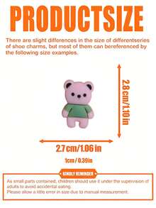 12PCS Fun Cute Cartoon Series Shoe Charms, Playful Cartoon Element Design, Replaceable Shoe Decor Parts, Great Choice For Small Gifts - Multicolor - View 2
