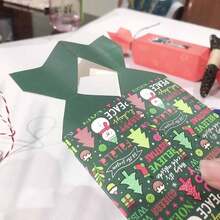 12pcs/Set, 3 Styles Candy‑Shaped Gift Boxes With Snowman, Santa Claus And Reindeer Patterns. Suitable For Halloween And Christmas, Creative Gift Packaging, Cute Party Gift Containers. - Multiple Styles - View 7
