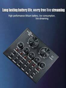 Live Sound Card Equipment Mobile Phone Notebook Computer Recording KTV Singing Mobile Computer Universal Live Cantilever Bracket Anti-Spray Net Equipment Capacitor Recording Studio - Black - View 6