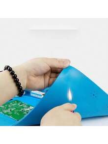 1pc Heat-Resistant Insulated Silicone Soldering Mat, Electronic Repair Workstation Pad, Anti-Static Phone Mat, Essential Tool For Electronics Enthusiasts, Suitable For Soldering Iron, Workbench, Phone, Laptop, Tablet, PC, Camera Repair Tools - A - View 6