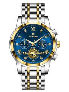 Foxbox LIGE Women's Watch Top Brand Stainless Steel Sports Quartz Watch With Calendar Waterproof Chronograph Arabic Numerals - Silver - View 17