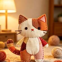 1pc DIY Patchwork Cute Cat Sewing Template, Reusable Handmade Plush Pendant Pattern Template, Suitable For Fabric Crafts And Home Decor, An Interesting DIY Template - 1 Unit - View 6