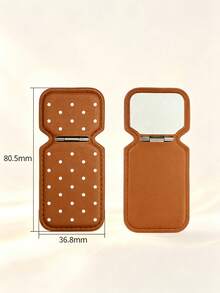 1 buah Dudukan Ponsel Mini Lipat Kulit Motif Polkadot, Penahan Ponsel Perekat Belakang, Braket Ponsel Lipat Portabel, Dudukan Meja yang Dapat Diatur Berbagai Sudut, Dudukan Stiker Ponsel Tipis dan Ringan, Aksesori Smartphone Universal, Tampilan Bebas Genggam, Desain Ukuran Saku yang Ringkas untuk Perjalanan, Kantor Rumah, dan Penggunaan Sehari-hari, Penahan Ponsel Praktis dan Modis - MultiWarna - View 6