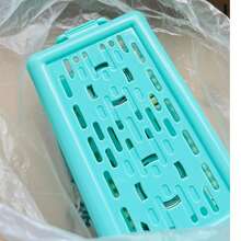 New Household Soap Dish With Cover And Draining Tray Soap Holder With Multi-Function Cleaning Brush For Bath Laundry - Green - View 11