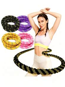 1pc Soft Spring Fitness Body Shaping Indoor Exercise Abdominal Slimming Equipment - Multicolor - View 2