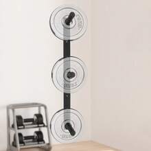 HYYKJ-US Weight Plate Storage Rack, Wall Mounted Weight Plate Holder, Bumper Plate Storage For Home Gym - Default - View 11