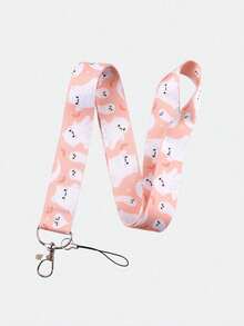 1pc Halloween Ghost Long Ribbon Lanyard, Ghost, Skull, Imp, Pumpkin, Witch Hat Pattern Phone Lanyard Keychain, Suitable For Halloween Party, Back To School Season, Also Suitable For Students, Teachers, Medical Personnel, Ideal Gift For Friends - Multicolor - View 14