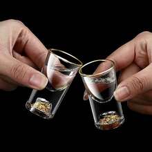 6pcs, 15ml/2oz Mini Shot Glasses, Suitable For Bar, Club, Home Party, Father's Gift - View 5