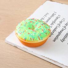 1 buah Mainan Remas Mobil Donat Realistis dengan Pantulan Lambat untuk Meredakan Stres, Warna-warni, Jarum Permen, Magnet Donat, Pengiriman Acak - MultiWarna - View 6