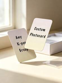 Custom Photo Cards, Personalized Photo Cards, Double-Sided Photo Cards, DIY Photo Cards, Kpop Fan Cards, Custom Kpop Cards, Fan-Made Cards, Concert Cards, Sports Trading Cards, Basketball Cards, Football Cards, Football Cards, Athlete Cards, Collectible Cards, Photo Souvenirs - Multicolor - View 5