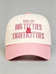 1pc Men Letter Embroidered Baseball Cap, Adjustable Snapback Hat, Casual Street Cap For Hiking Party Travel Daily Outdoor Wear - Multiple Styles - View 5