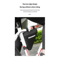 1PC Bicycle Frame Triangle Bag, Lightweight Bike Top Tube Storage Pouch, Wear‑Resistant Cycling Frame Saddle Bag For Mountain Road Bikes, No Leg Interference Design - Top Tube Bag - View 7